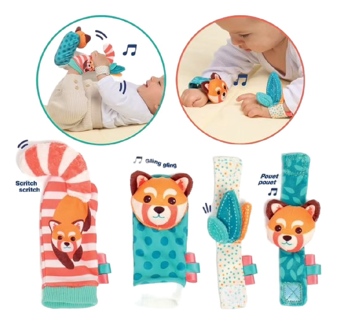 Sonajero Pies Y Manos Ludi Experiencia Sensorial Para Bebe