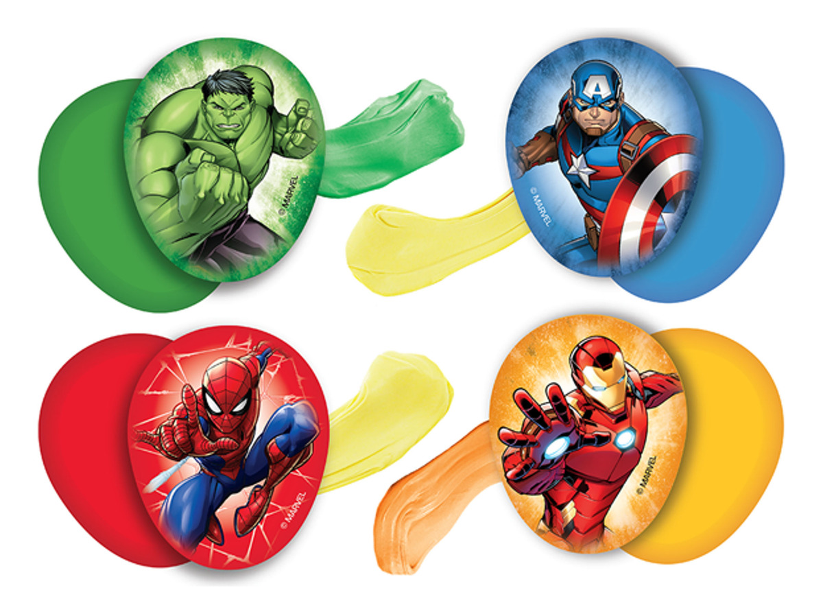 Squishy Slime Spiderman Marvel Huevos Rellenos Ja Ru Trex