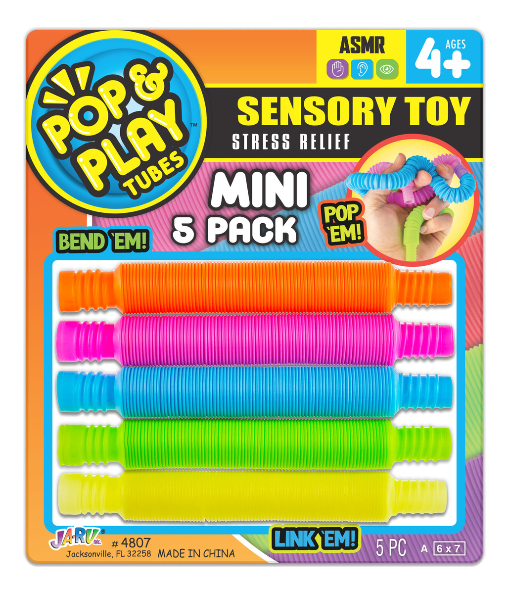 Juguete Sensorial Tubos Colores Infantil Tiktok Ja Ru Trx