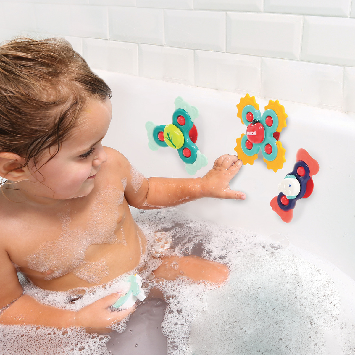 Set Baby Spinners Sensorial Ludi Bebe 10 Meses Calidad Trex