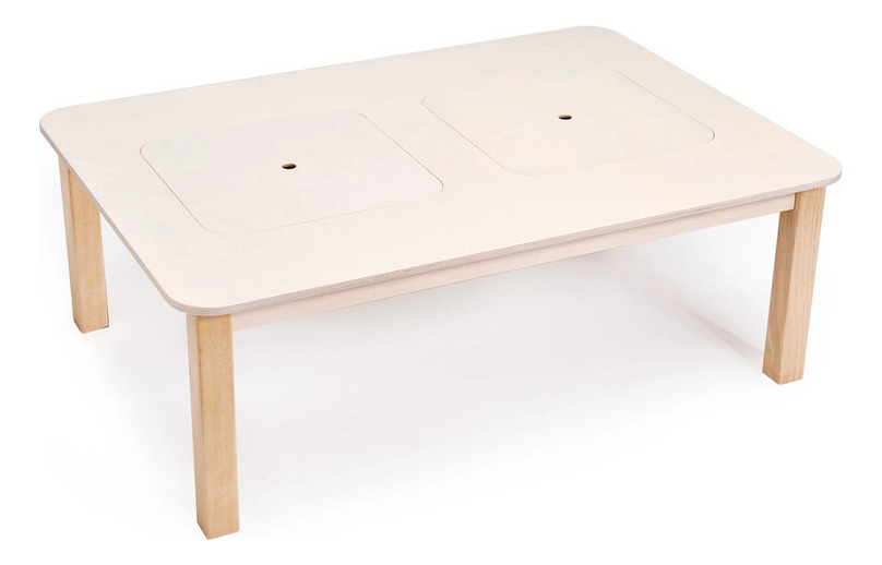 Mesa De Juegos Tender Leaf Diversión Juguete Madera Niño Tx