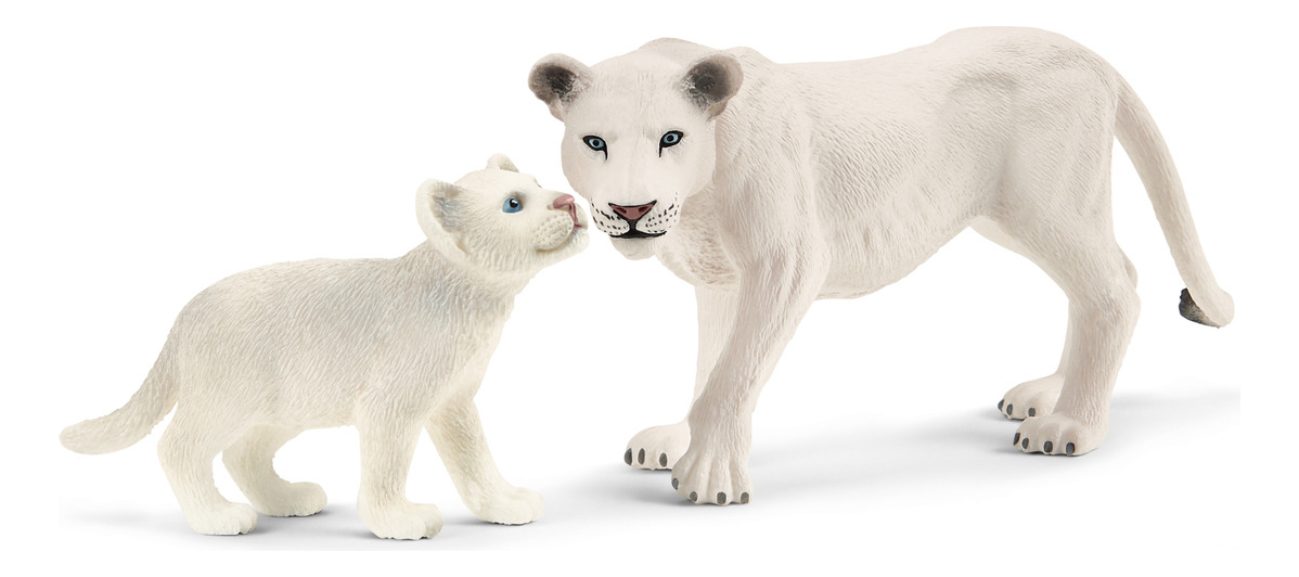 Figuras Leona Con Cachorros Schleich Wild Life Juego Trex
