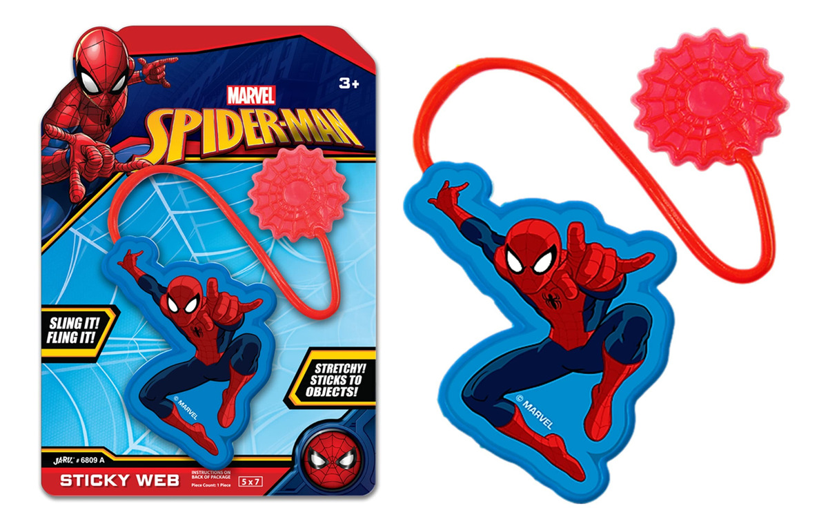 Telaraña Manito Pegajosa Juguete Marvel Avengers Ja Ru Trex