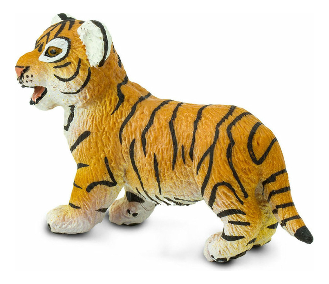 Tigre Bengala Bebé Mamifero Safari Felino Realista Niño Tx