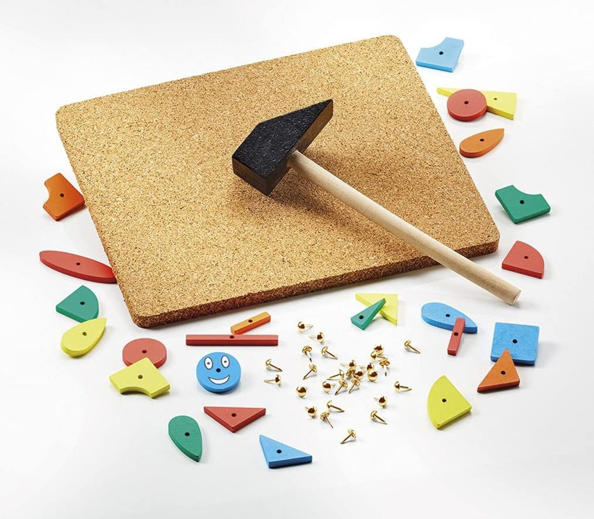 Totum Manualidades 25 Formas Madera Juguete Hammer-it Trex