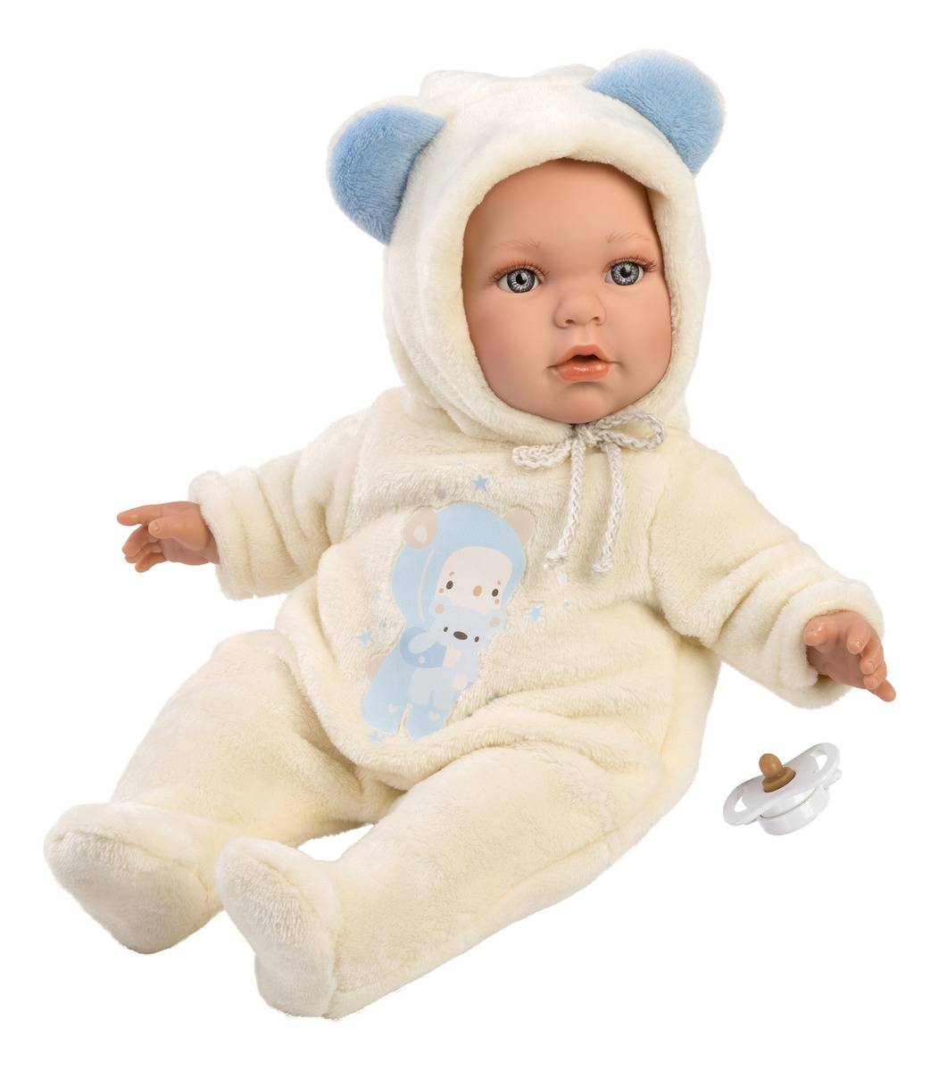 Bebe Muñeca Enzo Osito Azul 42cm Ter Llorens Infantil Trex