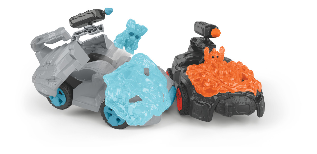 Set Crashmóvil Hielo Mini Criatura Eldrador Schleich Trex