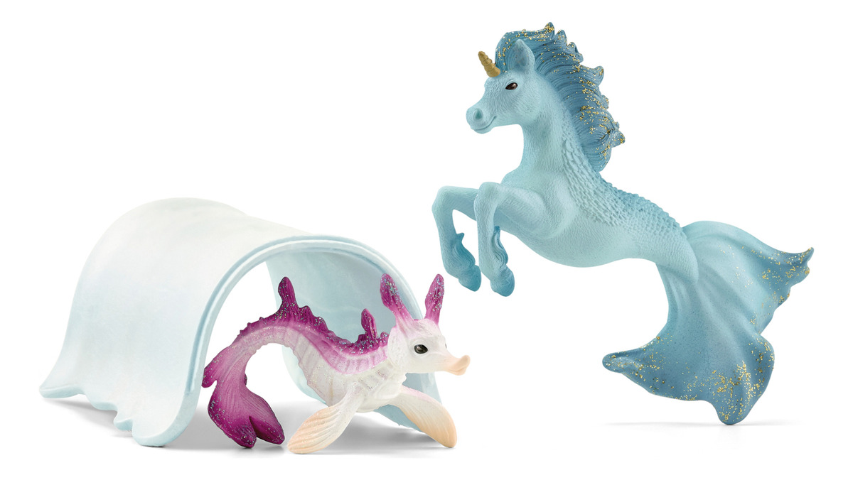 Set Campeonato Magico Bayala Bajo Del Mar Pony Schleich Tx