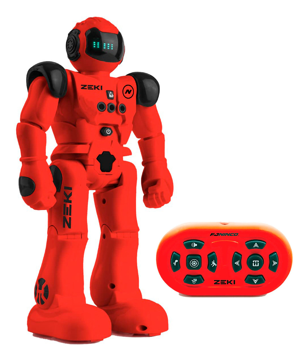 Zeki Robot Intergaláctico Rc Sonidos Luces Infancia Juego Tx