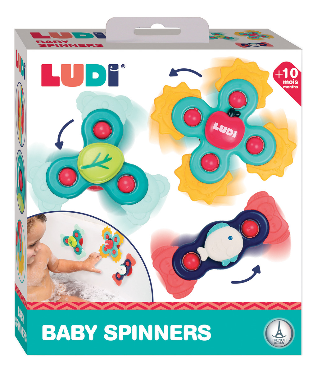 Set Baby Spinners Sensorial Ludi Bebe 10 Meses Calidad Trex