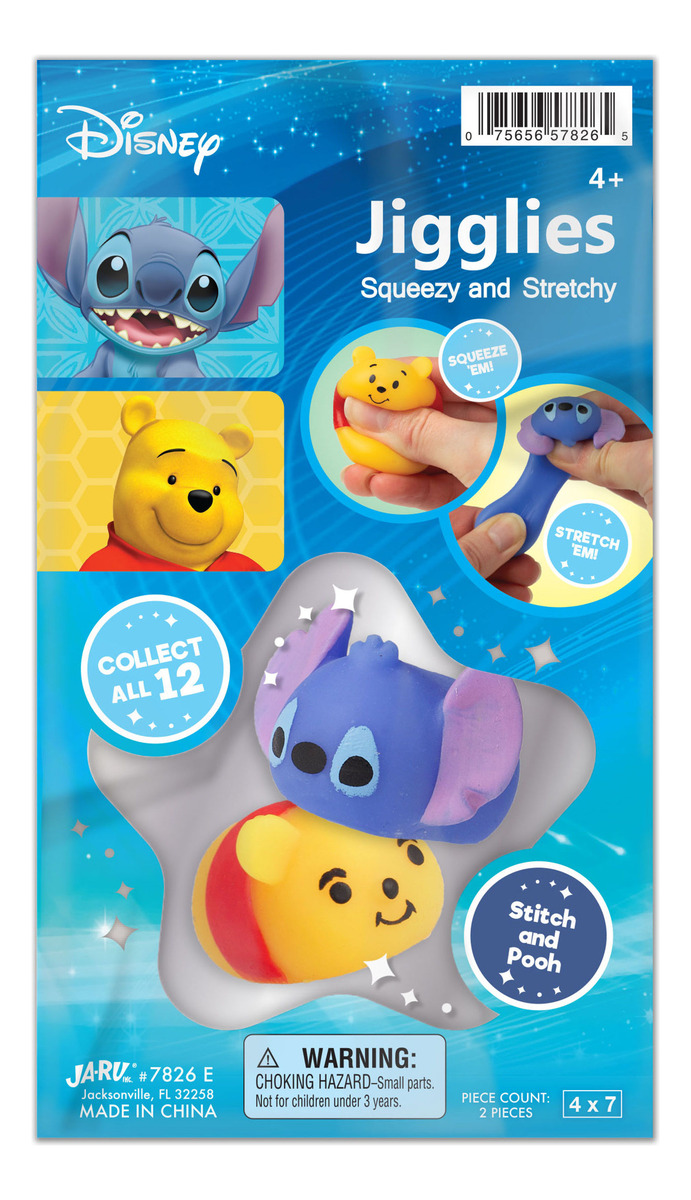 Set Disney 2x Jiggly Fidget Squishy Kawaii Jaru Tiktok Tx