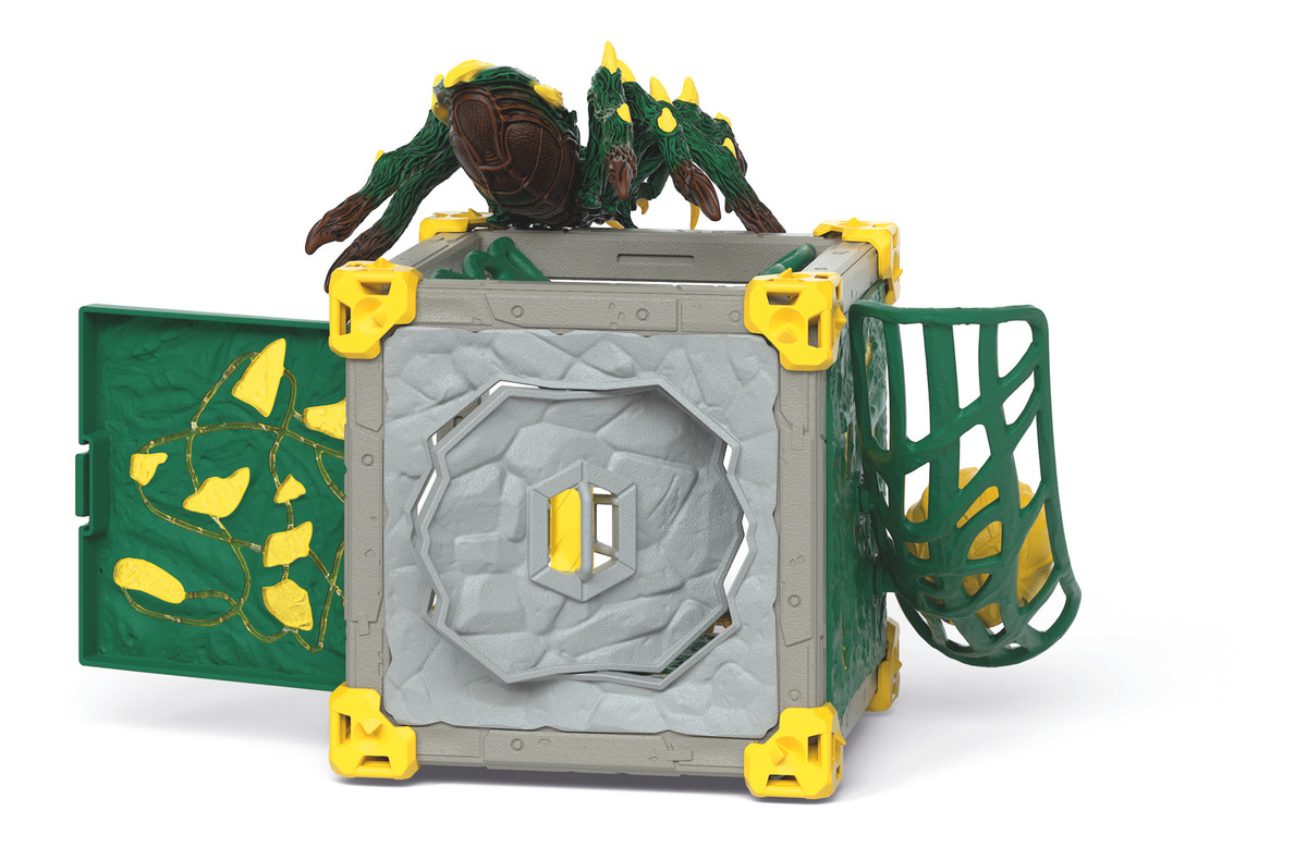 Set Figuras Jaula Monstruo Tarantula Selva Eldrador Schleich