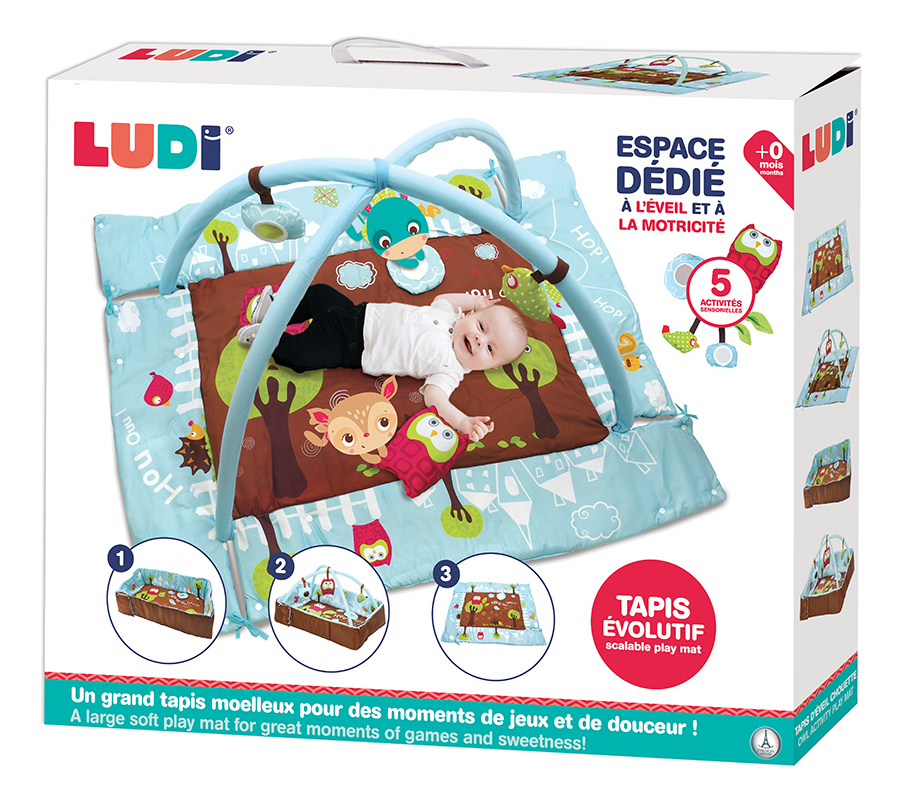 Gimnasio Alfombra Juegos Bebe Didactico Ludi Moises Trex