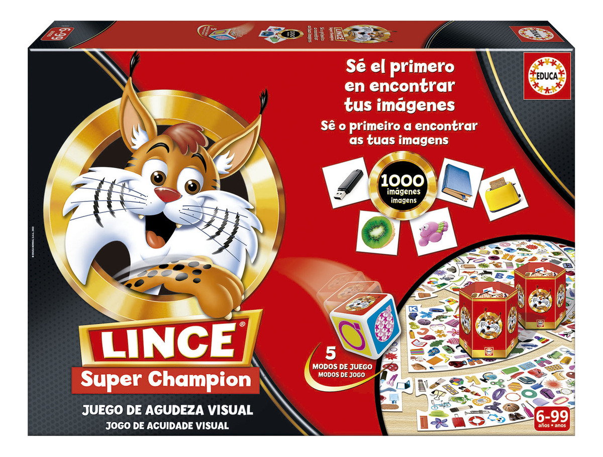 Juego Memoria Encuentra La Imagen Lince Educa 1000 Pcs Tx