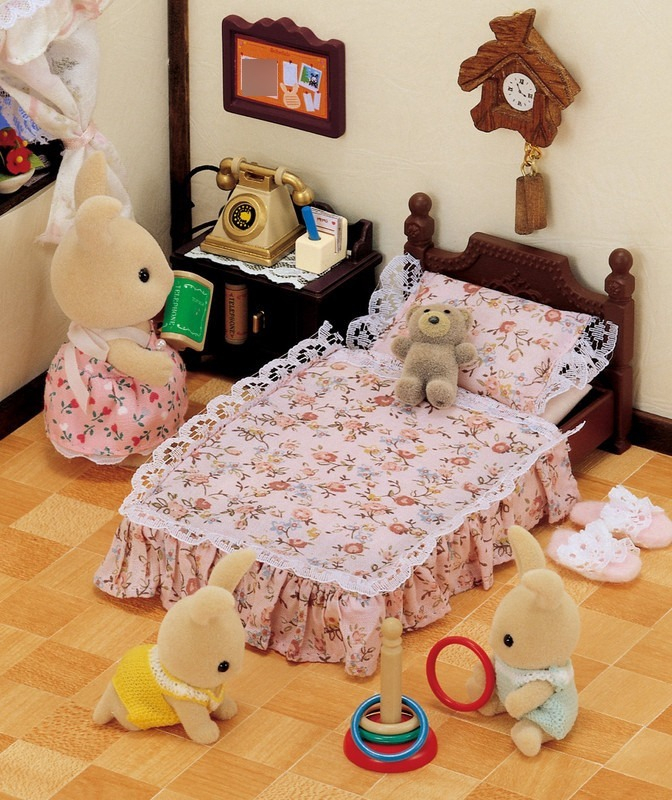 Sylvanian Families Set De Cama Classic Adulto Muñeco Juguete