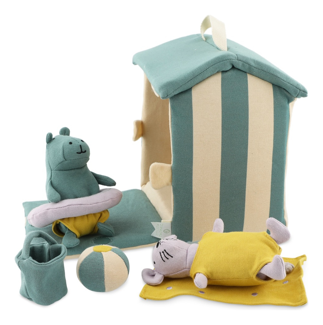 Marionetas Mundo Peluches Camping Talle L Acampada T-rex