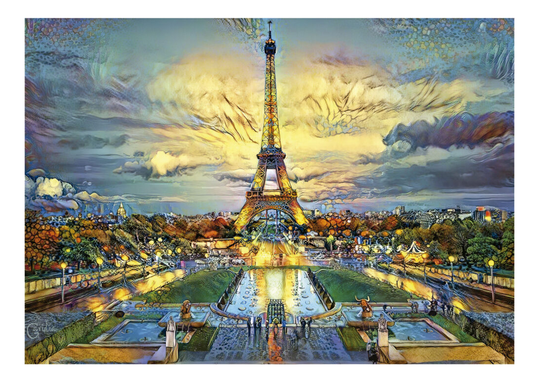 Puzzle Rompecabezas Torre Eiffel Paisaje 500 Pcs Educa Trex