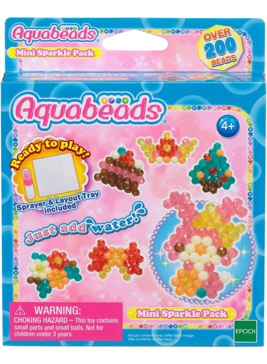 Aquabeads Mini Pack Sparkle 200 Pcs Infantil Calidad Trex