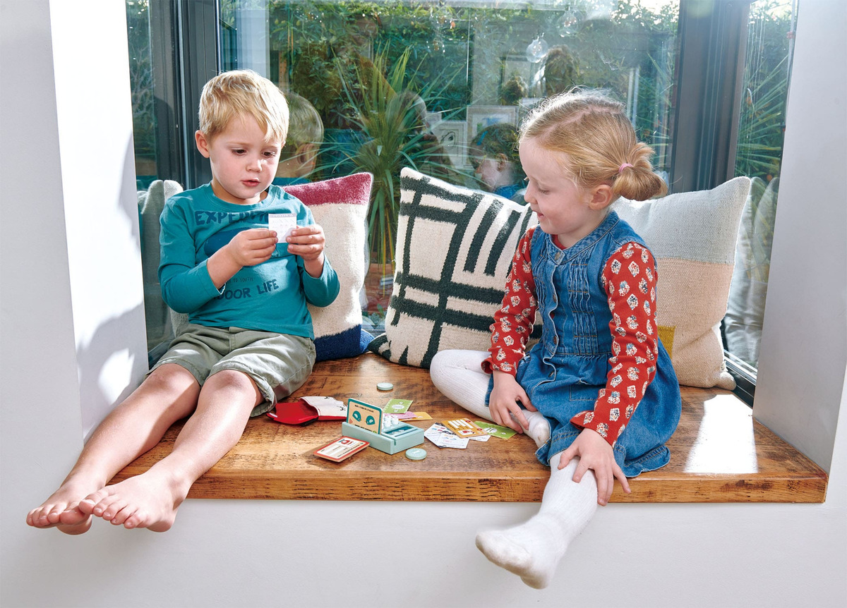 Tender Leaf Toys Supermercado Caja Registradora Juego Trex®