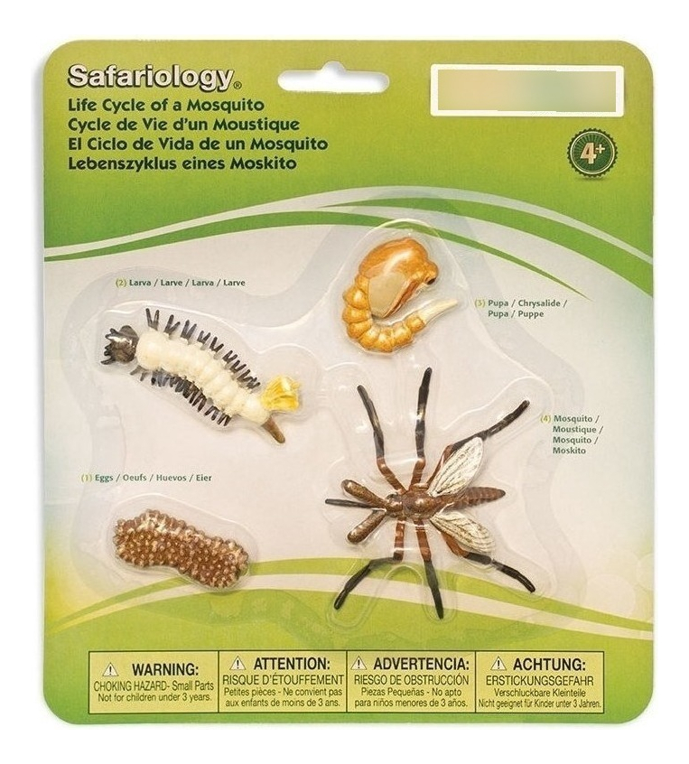 Figura Safari Proceso Mosquito Didactico Niños Juguete Trex
