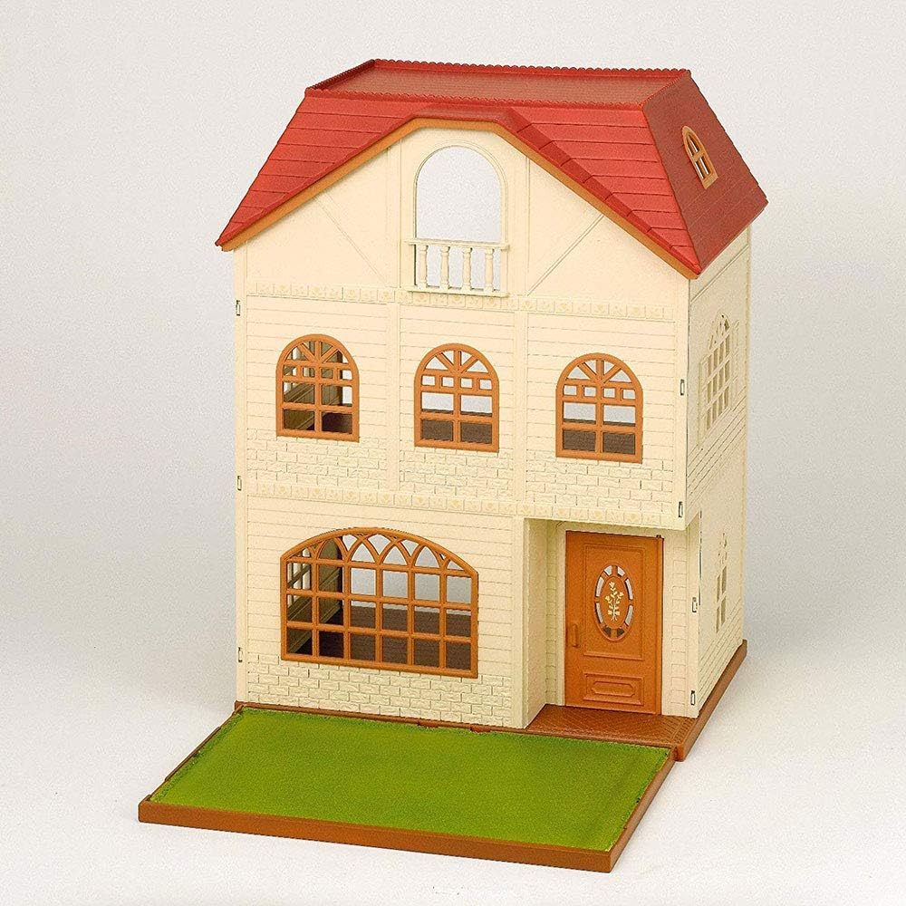 Sylvanian Families Casa De 3 Pisos House Conejos Niños Trex