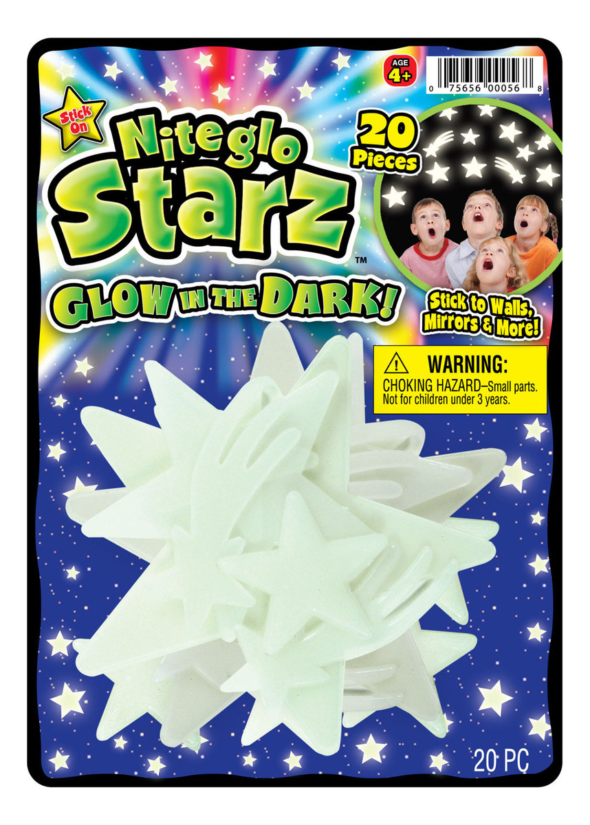 Estrellas Fluor Brillan Oscuridad Deco Cuarto Infantil Jaru