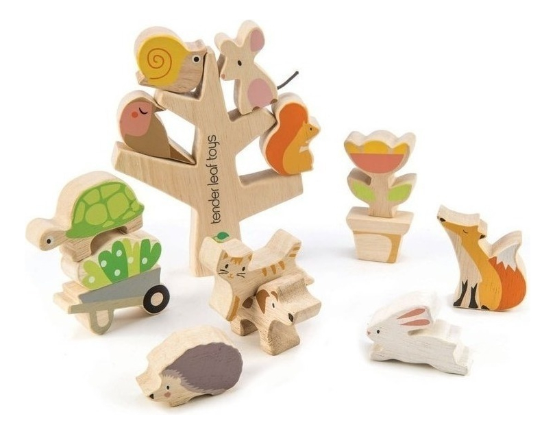 Tender Leaf Toys Apilar Animales Juguete Madera Niños Trex®