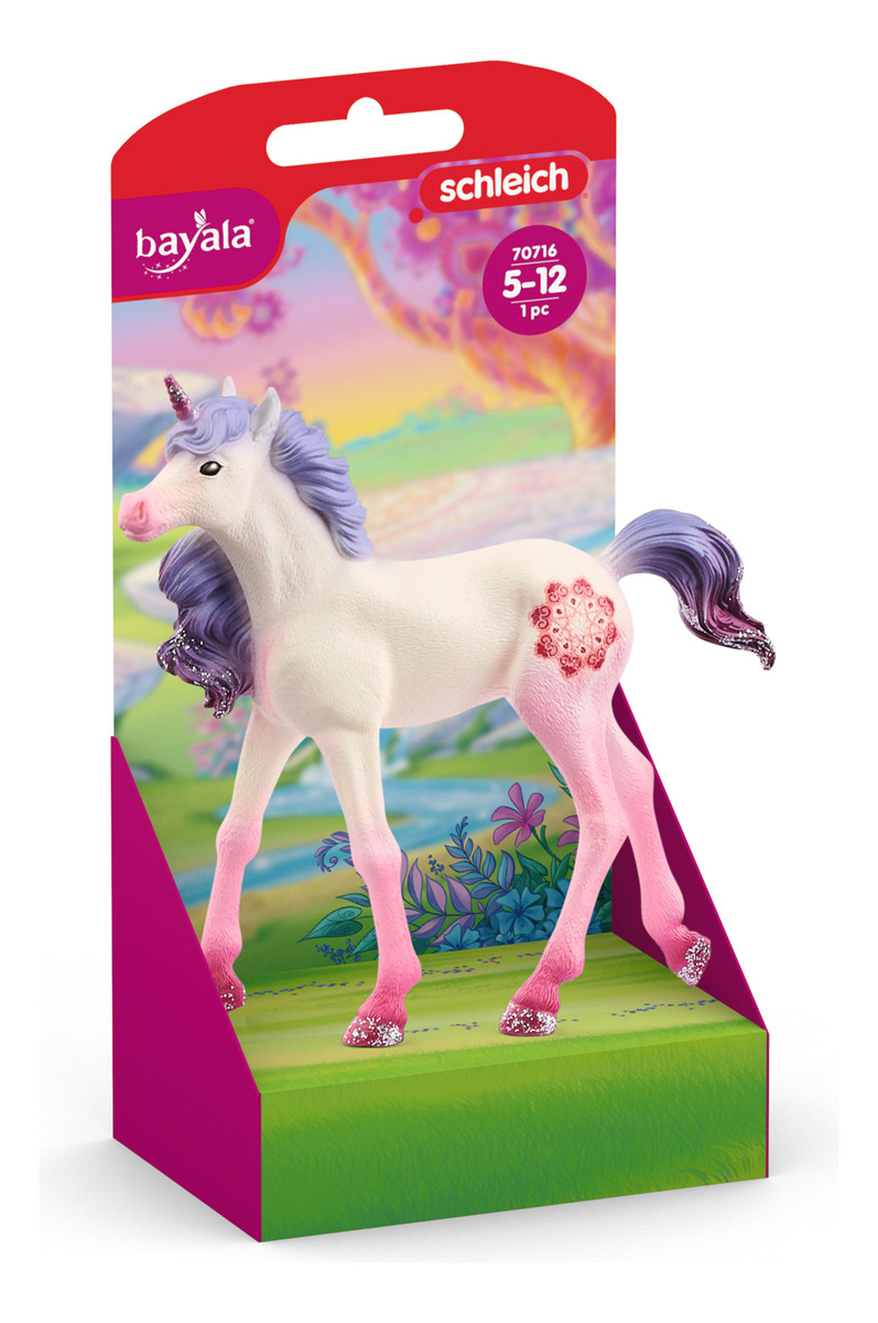 Figura Potrillo Unicornio Mandala Bayala Schleich Juego Trex