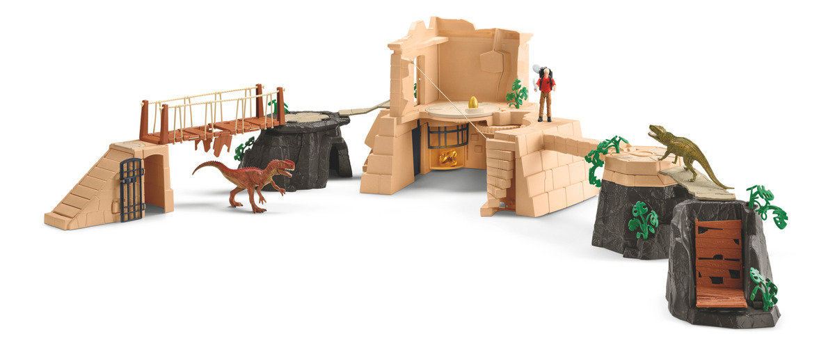 Mega Set Figuras Conquista Templo De Dinosaurios Schleich Tx