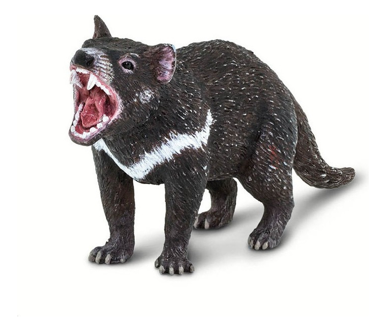 Demonio De Tasmania Safari Figura Muñeco Animal Real Niño Tx