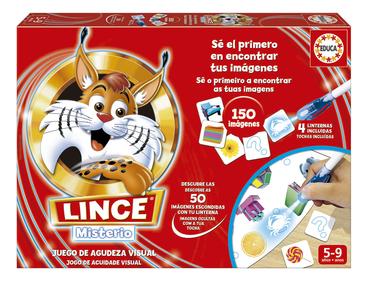 Juego Didactico Lince Encuentra Imagen 150pcs Educa Misterio