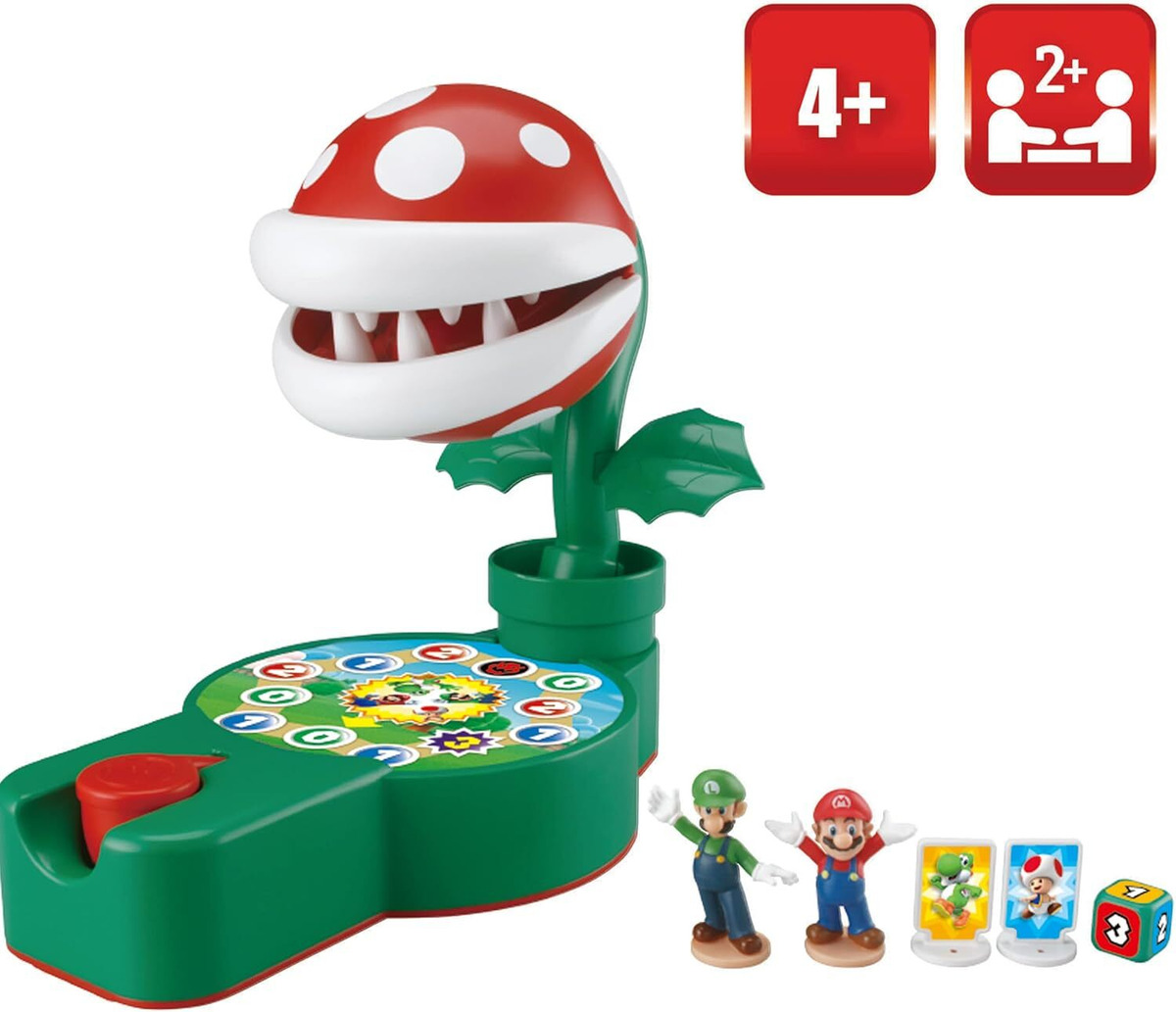 Juego De Mesa Super Mario Planta Piraña Juguete Didactico