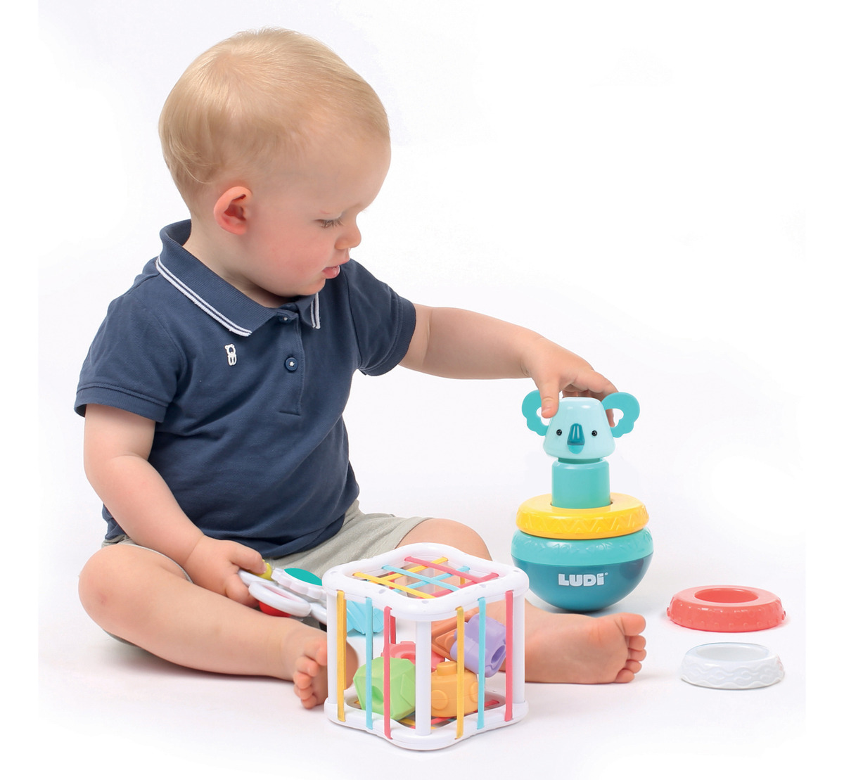 Pack Juego Para Bebe Infantil X3 Manipulacion Ludi Sensorial
