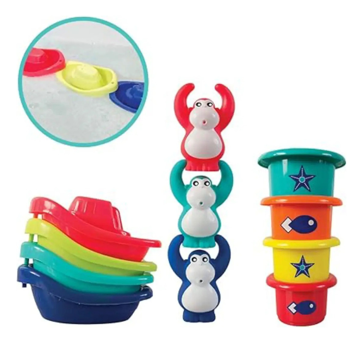 Juego De Barco Apiladores Ludi