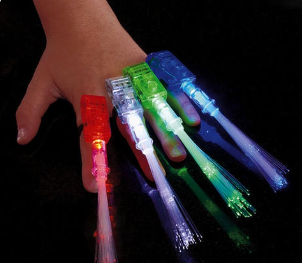 Cotillon Anillos Luminosos Jaru Finger Lights Luz Led Fiesta