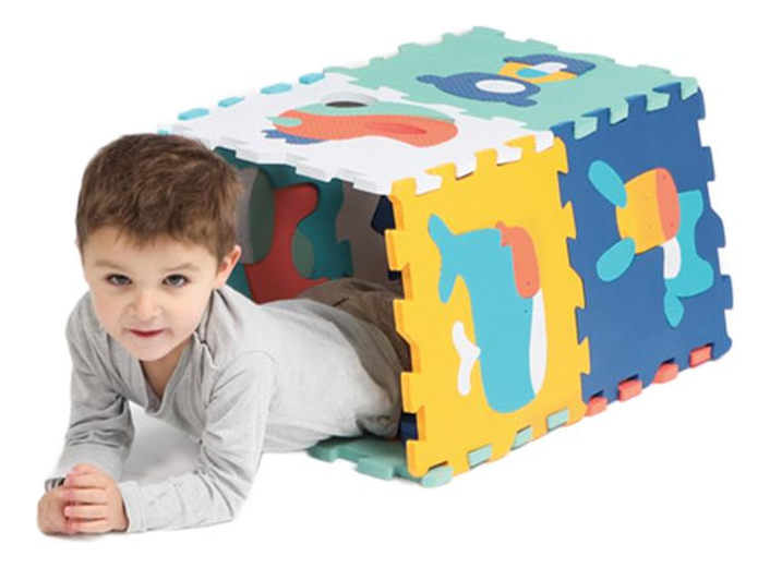 Alfombra Piso Goma Eva Infantil Animales Encastrable Ludi Tx