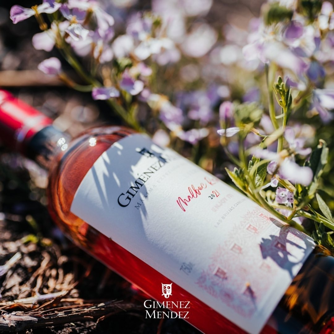 Vino Alta Reserva Malbec Rose Gimenez Mendez Calidad Trex