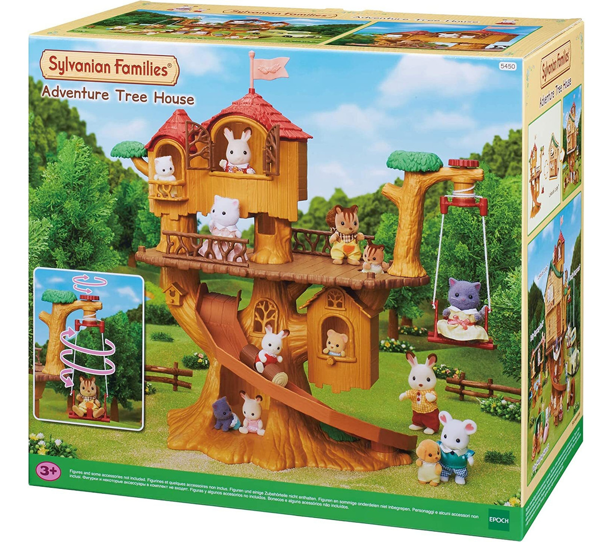 Sylvanian Families Casa Del Arbol Aventura Juguete Niños Tx®