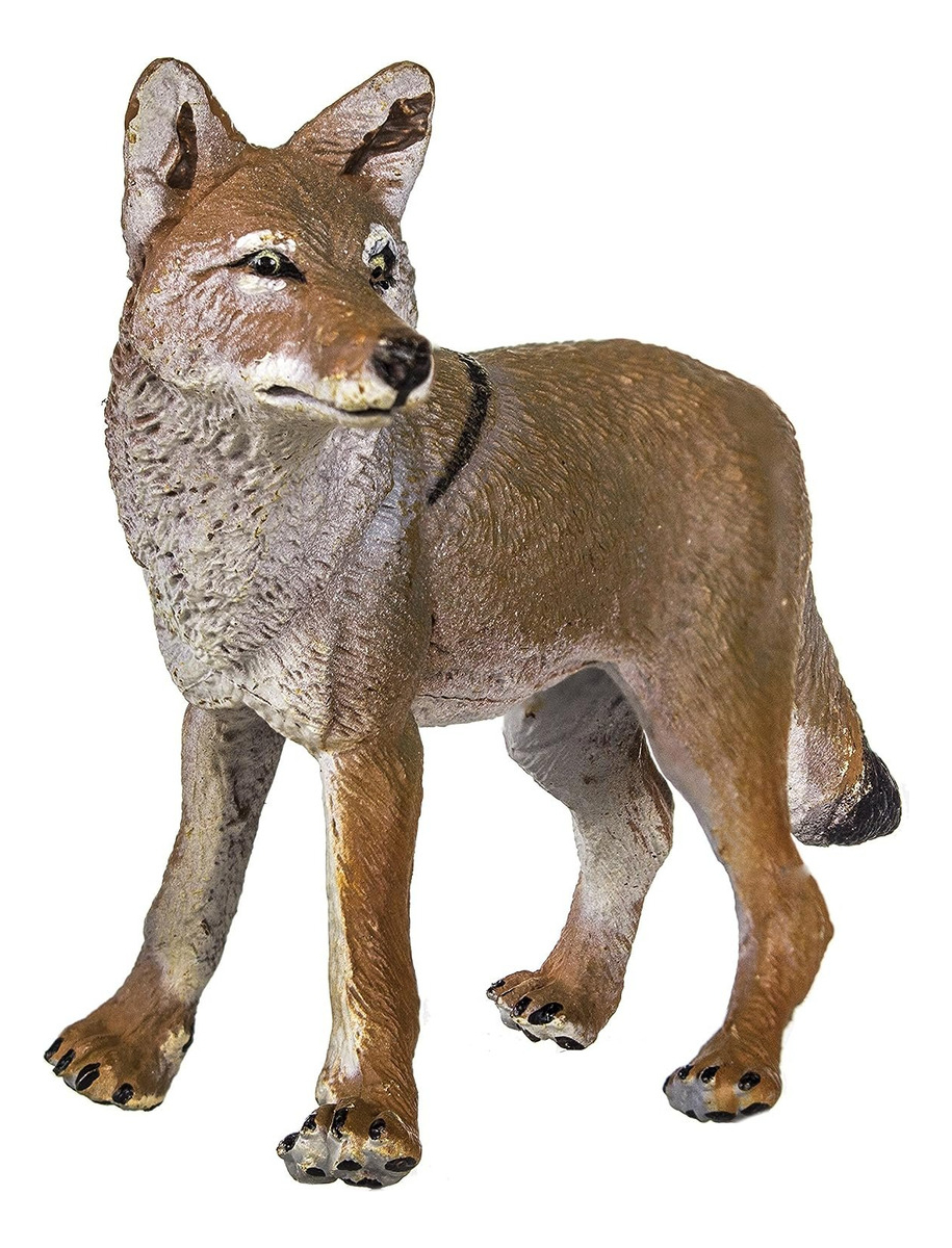 Figura Safari Coyote Mamifero Juguete Muñeco Coleccionable
