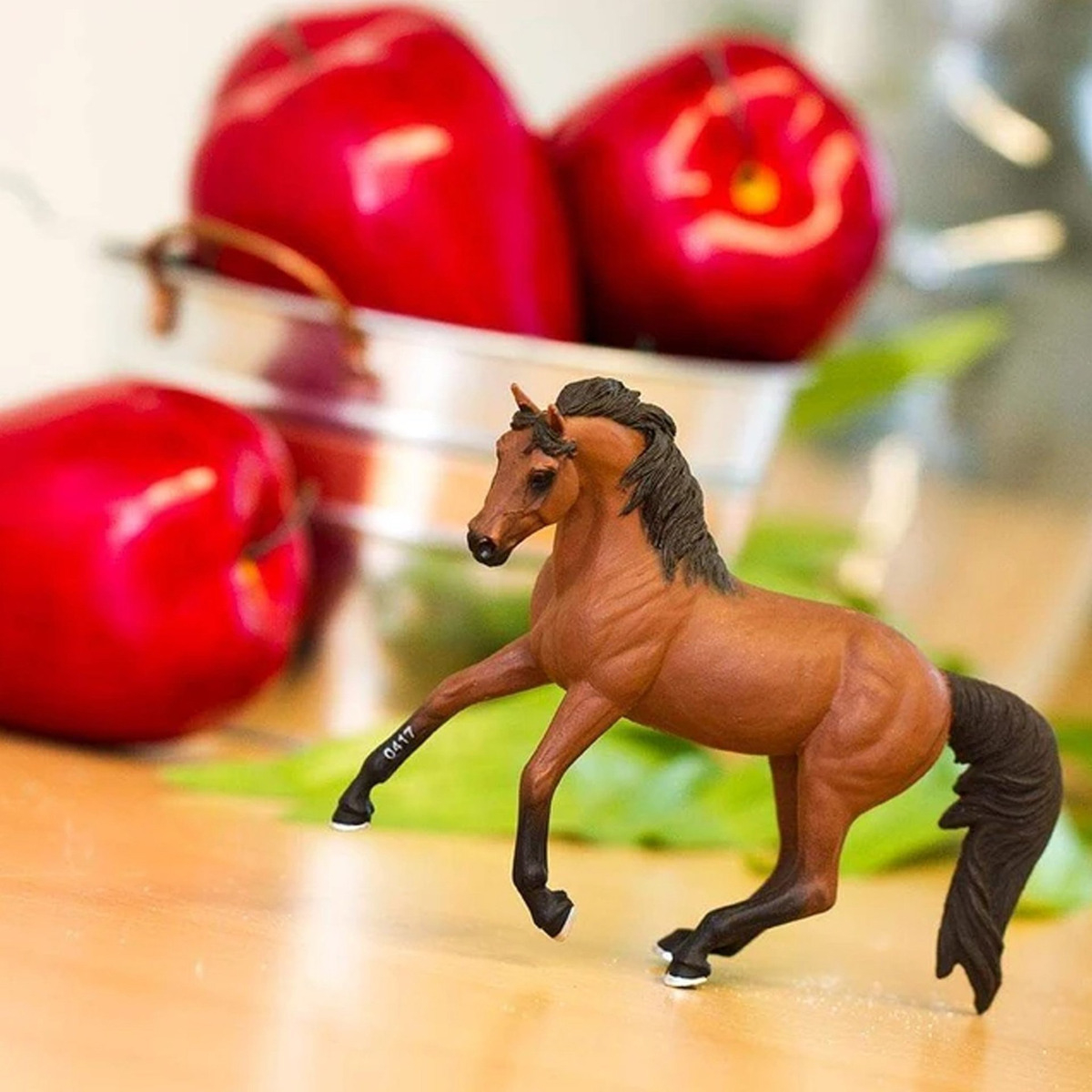 Yegua Caballo Morgan Figura Safari Muñeco Escala Infantil Tx