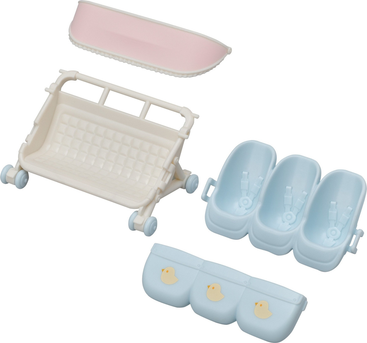 Sylvanian Families Carrito De Trillizos Infantil Niños Trex