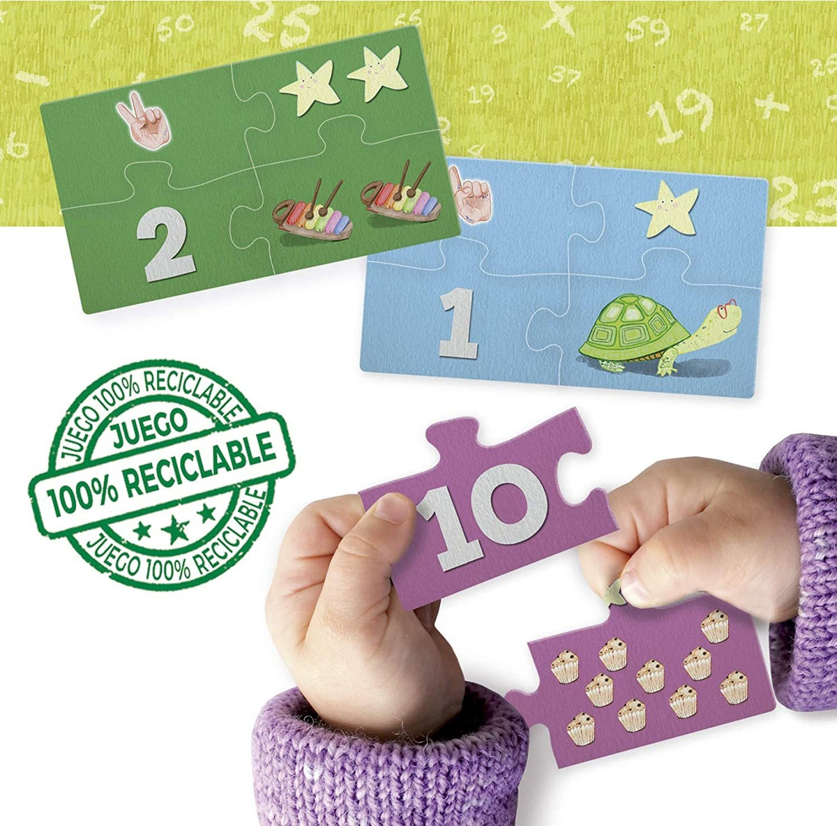 Puzzle Aprender Es Divertido Numeros Rompecabezas Educa Tx