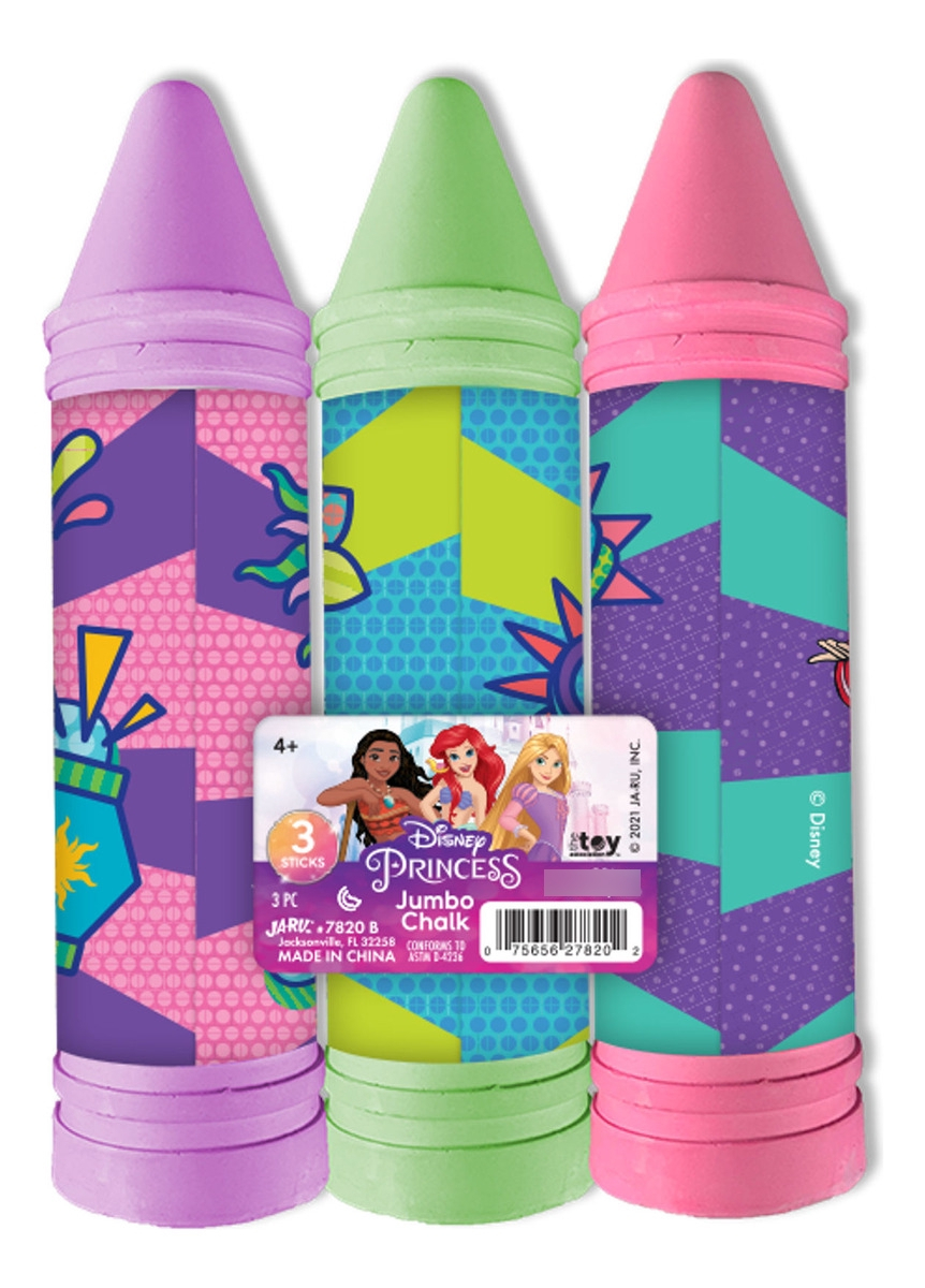 Set Tizas D Piso Gigantes Ja-ru X3 Disney Princesas Y Mickey