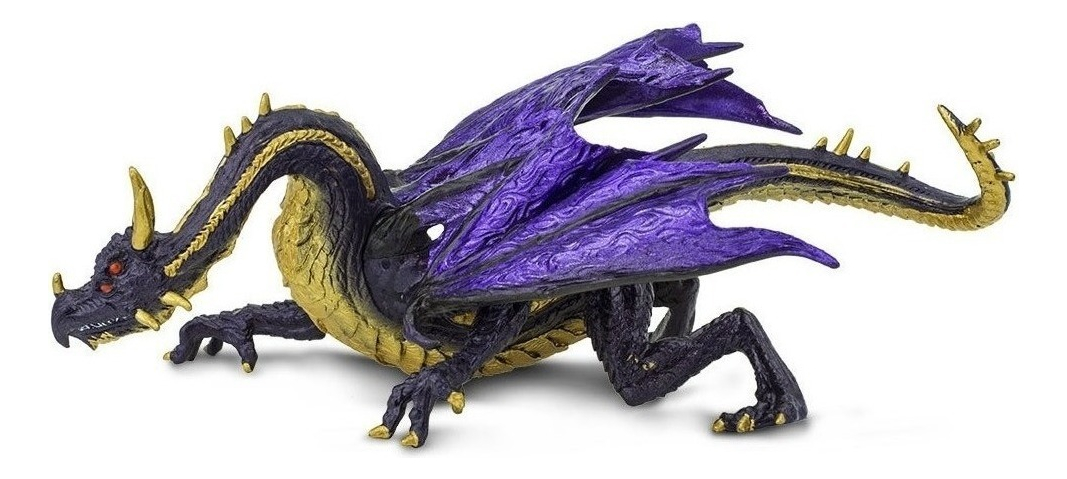 Figura Safari Dragón Oscuro Juguete Niños Aventuras Tx