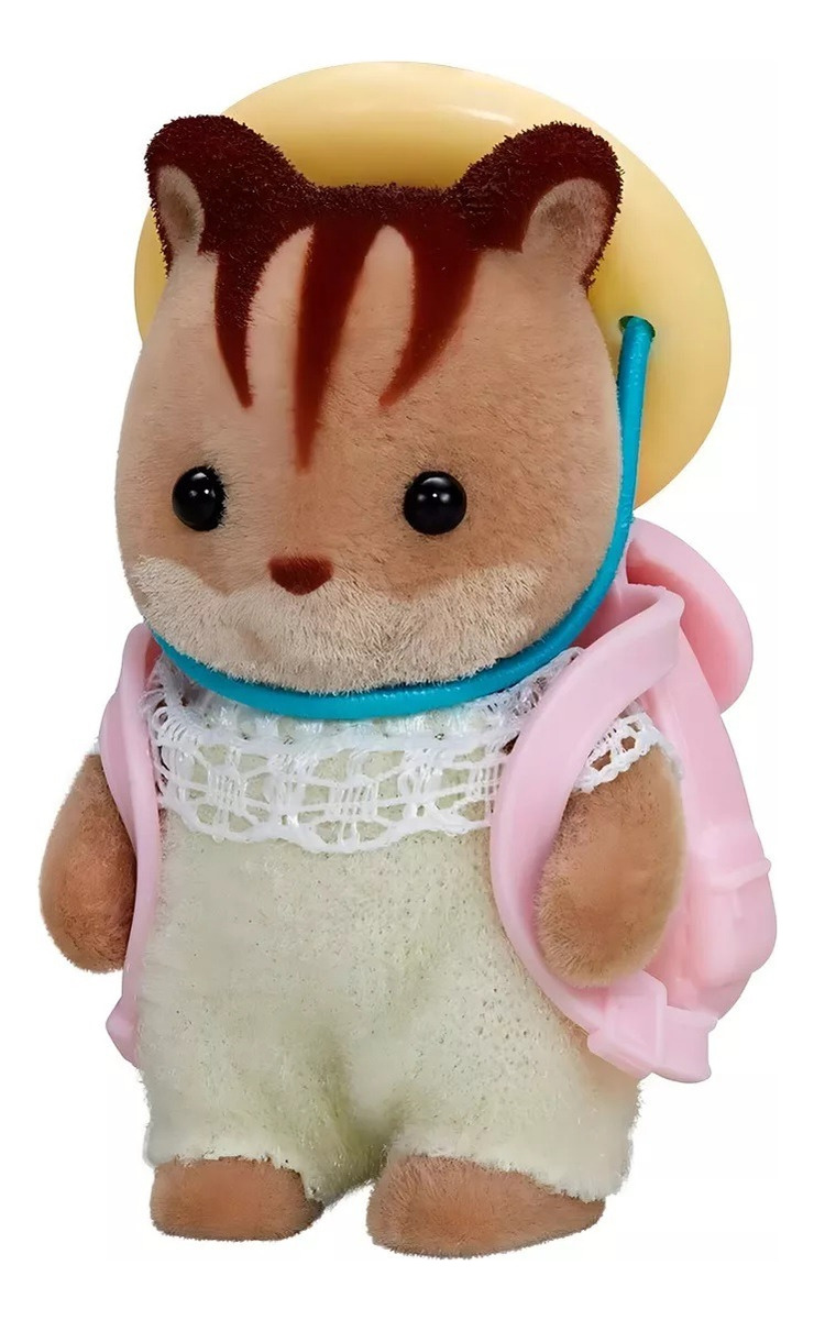 Figura Bebe Ardilla + Acc Sylvanian Families Ternurines Tx