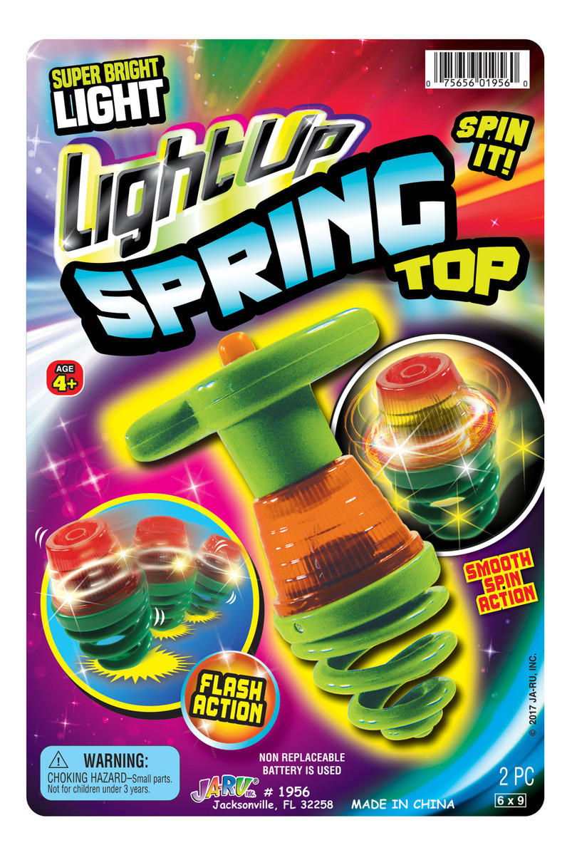 Trompos Luces Flash Spin It Super Bright Ja Ru Trex