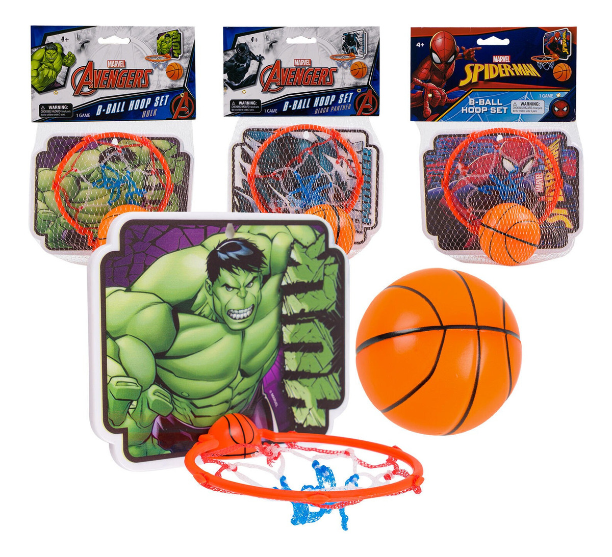 Aro Baloncesto Marvel Ja-ru Juego Deporte Niños Diversion Tx