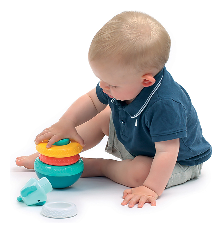 Piramide Culbuto Koala Bebe Eduativo Sensorial Ludi Trex