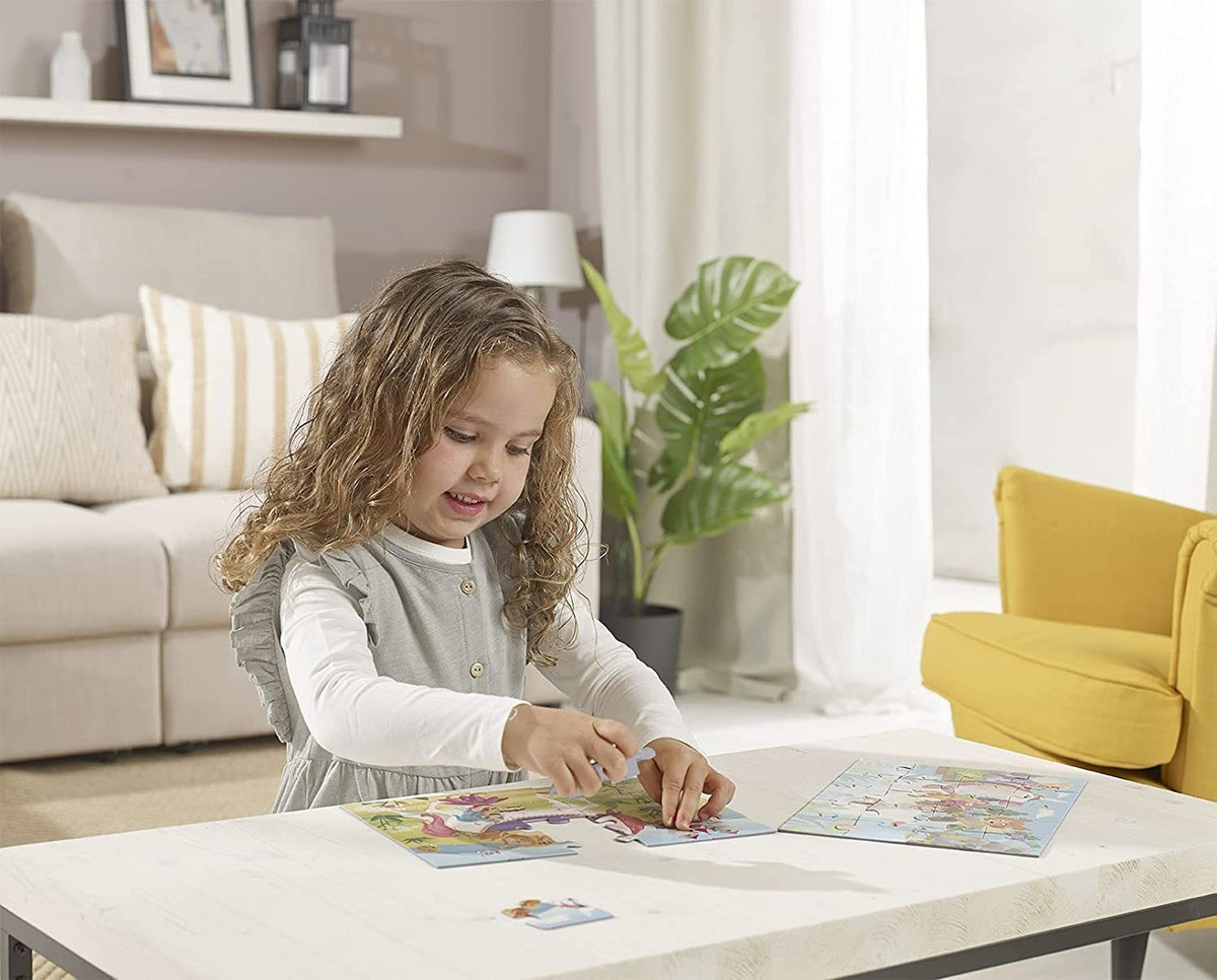 Set Puzzle Unicornio Hadas Rompecabezas Niño Niña Educa Tx