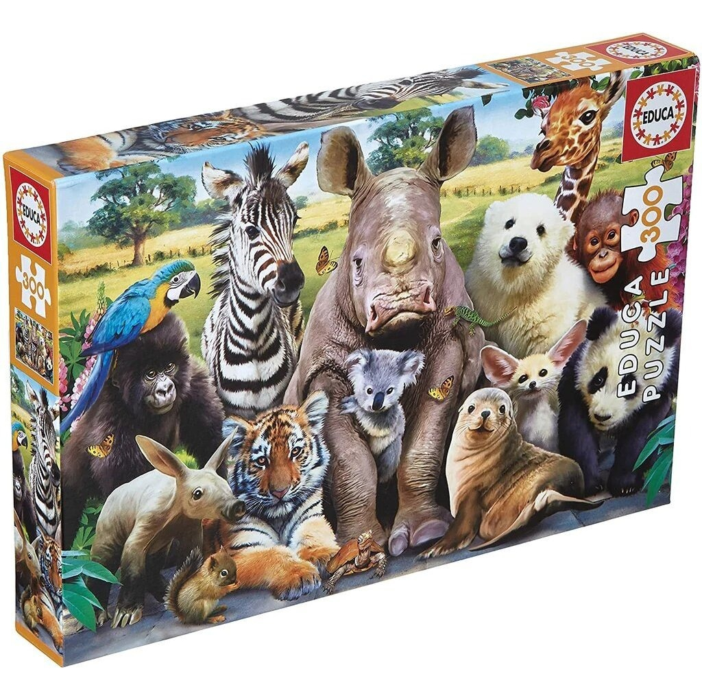 Puzzle 300 Piezas Animales Rompecabezas Foto De Clase Educa